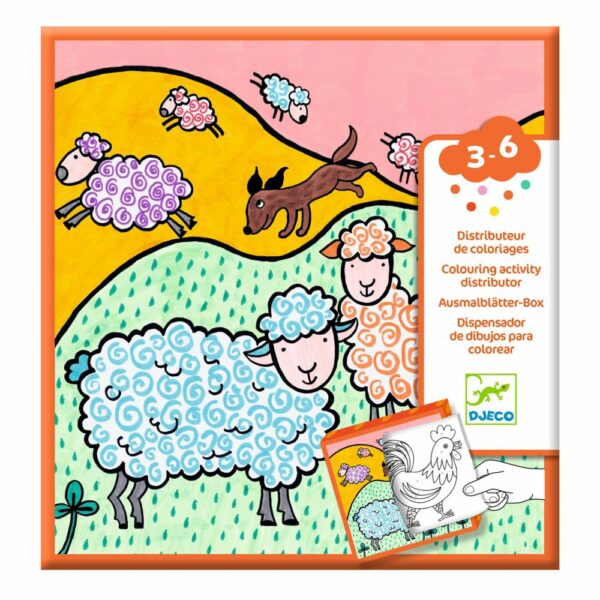 Distributeur de coloriages, Ferme