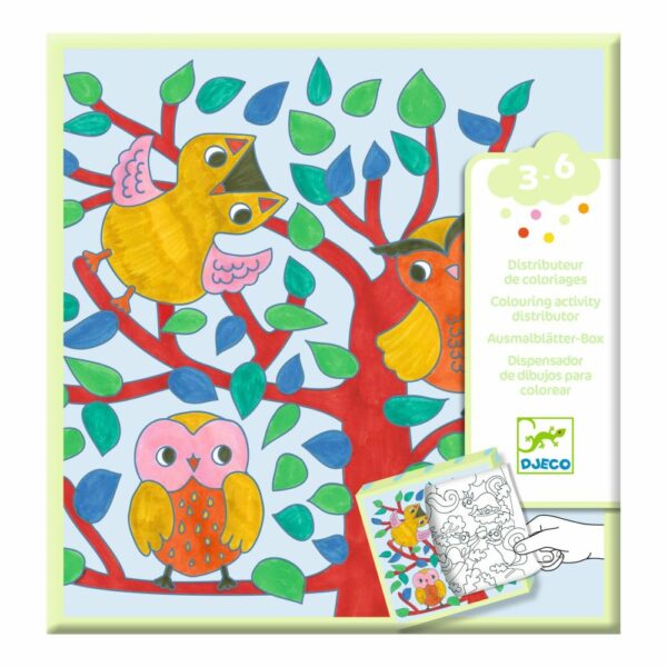 Distributeur de coloriages, Forêt