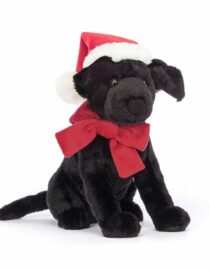 Peluche Pippa Labrador noir Hiver