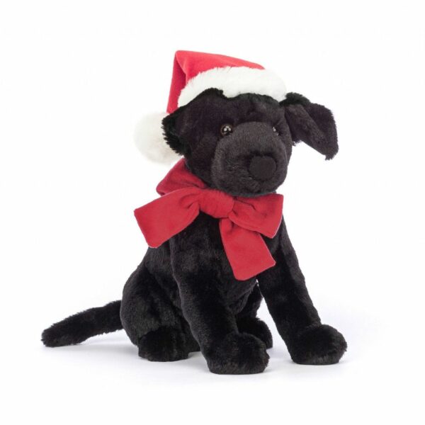 Peluche Pippa Labrador noir Hiver