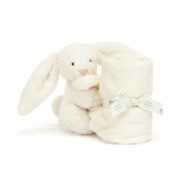 Doudou lapin crème timide