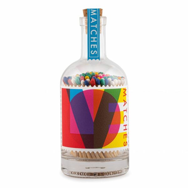 Allumettes LOVE - Bouteille en verre