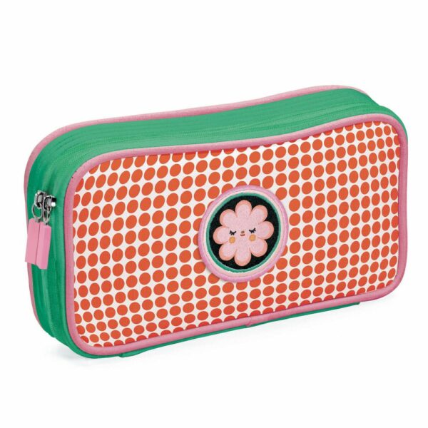Trousse papeterie Fleur