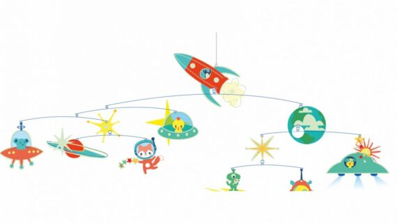 Mobiles polypro Space mobile