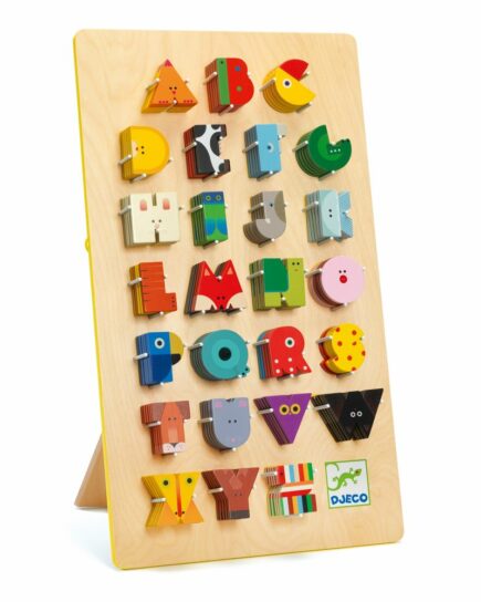 Belles lettres - D - Lettres animaux graphiques