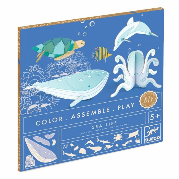 Color. Assemble. Play Mer