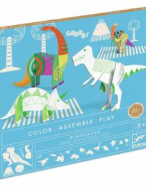 Color. Assemble. Play Dinosaures
