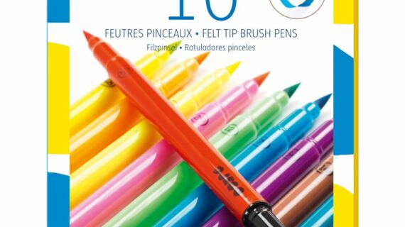 Les couleurs des grands 10 feutres pinceaux - Pop