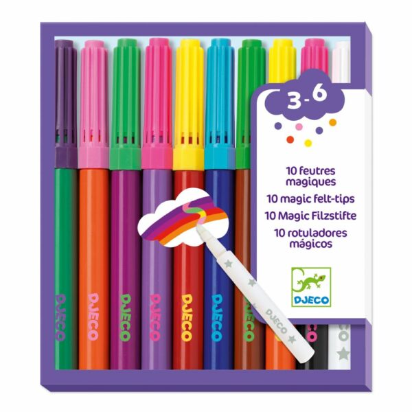 Les couleurs des petits 10 feutres magiques