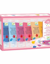Les couleurs des petits 6 tubes de peinture à doigts Sweet