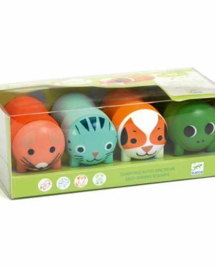 Les couleurs des petits Tampons - Animaux du jardin