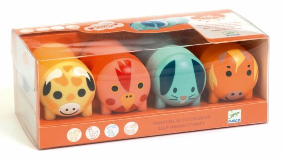 Les couleurs des petits Tampons - Animaux de la ferme