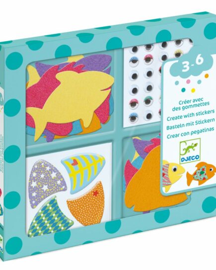 Stickers des petits J'aime les poissons