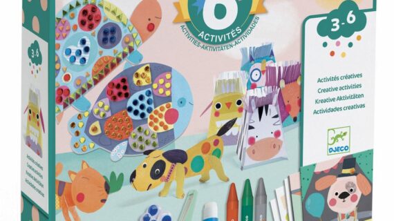 Coffret multi-activités des petits Les animaux et leurs maisons