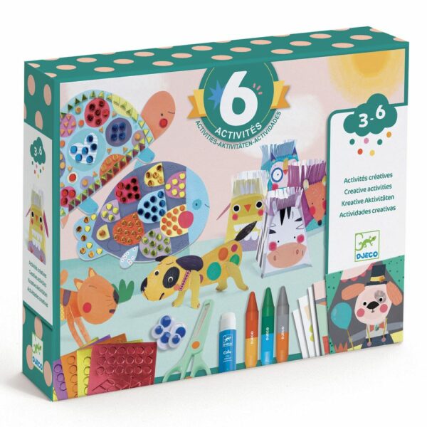Coffret multi-activités des petits Les animaux et leurs maisons
