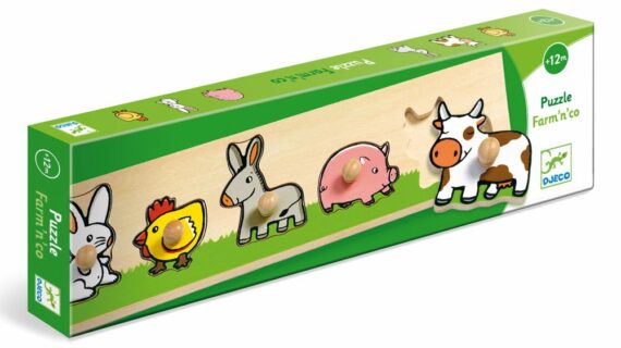 Puzzles gros boutons Farm'n'co