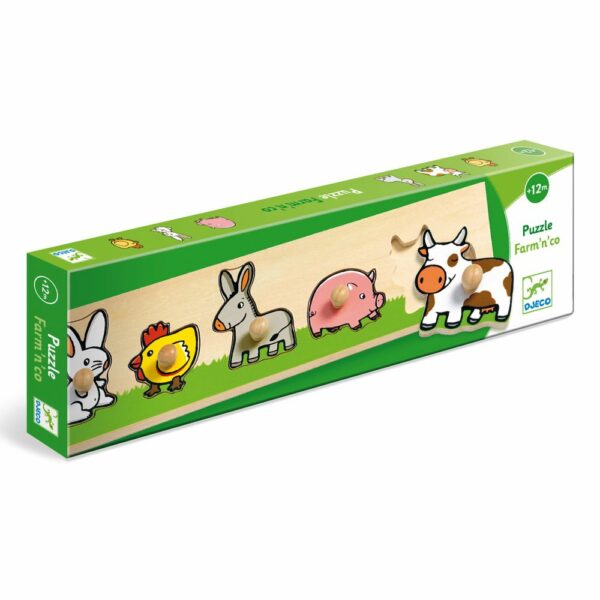 Puzzles gros boutons Farm'n'co