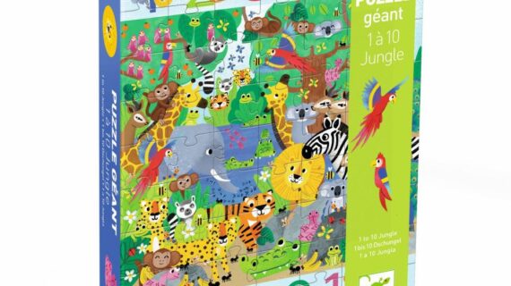 Puzzles géants 1 à 10 Jungle