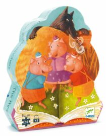 Puzzles silhouettes Les trois Petits cochons - 24 pcs