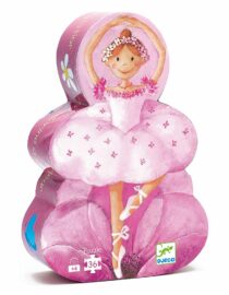 Puzzles silhouettes La ballerine à la fleur - 36 pcs