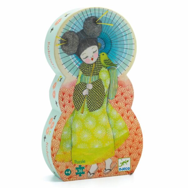 Puzzles silhouettes Kokeishi - 36 pcs
