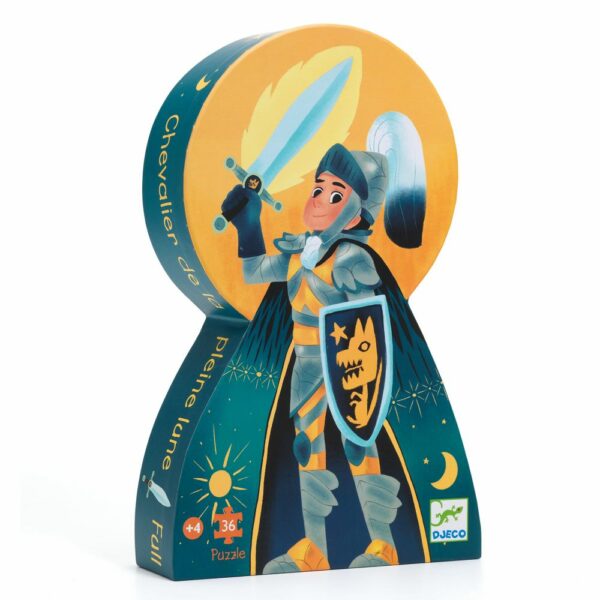 Puzzles silhouettes Le chevalier de la pleine lune-36pcs