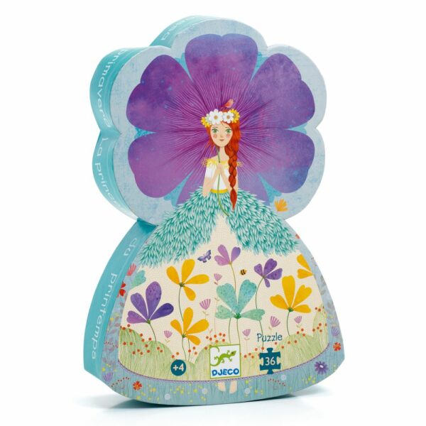 Puzzles silhouettes La princesse du printemps - 36 pcs