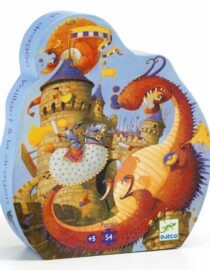 Puzzles silhouettes Vaillant et les dragons - 54 pcs