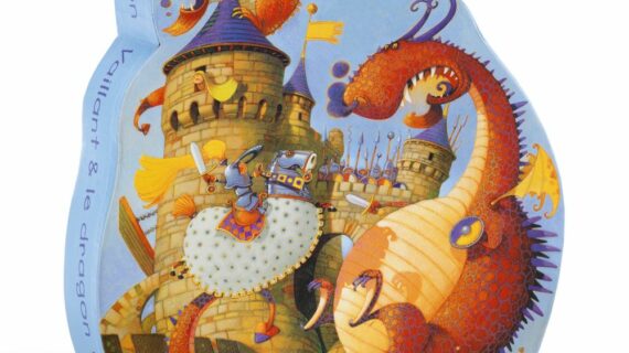 Puzzles silhouettes Vaillant et les dragons - 54 pcs