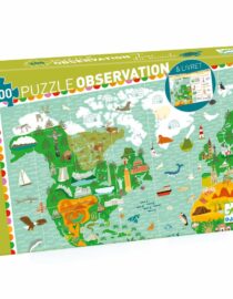 Puzzles observation Tour du monde 200pcs + livret