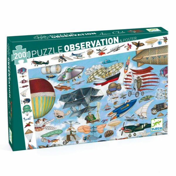 Puzzles observation Aéro Club - 200 pcs