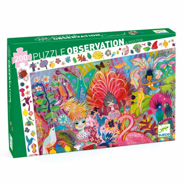 Puzzles observation Carnaval de Rio - 200 pcs