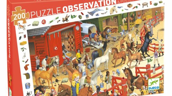 Puzzles observation Equitation - 200 pcs