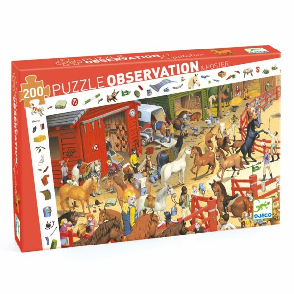 Puzzles observation Equitation - 200 pcs