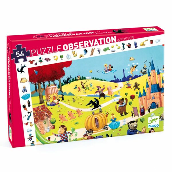 Puzzles observation Contes - 54 pcs