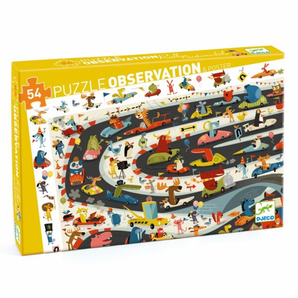 Puzzles observation Rallye automobile - 54 pcs
