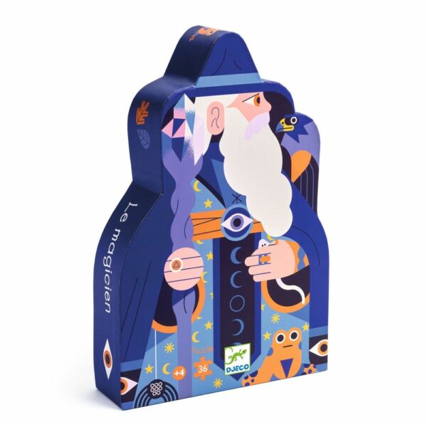 Puzzles silhouettes Le magicien au sceptre de cristal - 36
