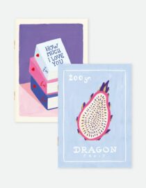 Duo Books Dragon Fruit - Carnet de poche A6 DUO