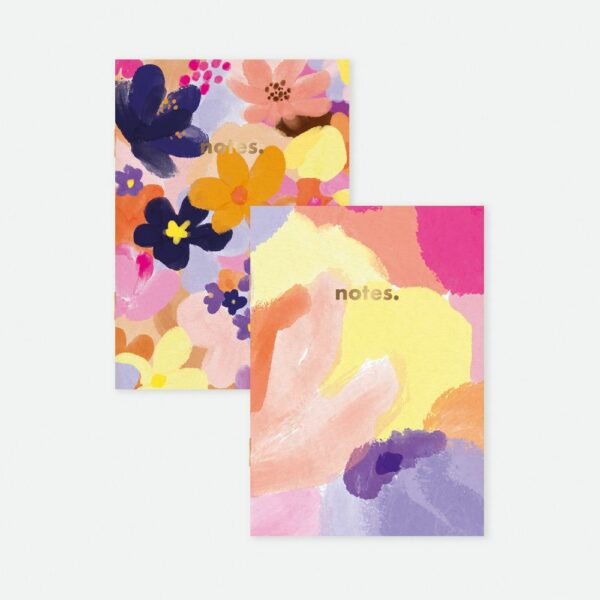 Duo Jardin de Fleurs - Carnet de Poche A6 DUO