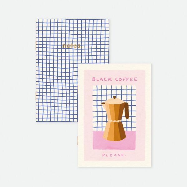 Duo Black Coffee - Carnet de poche A6 DUO