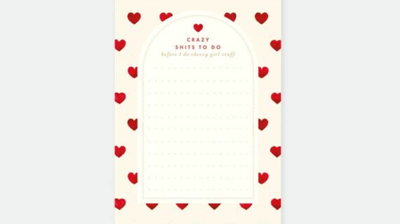 Coeur - Bloc-notes
