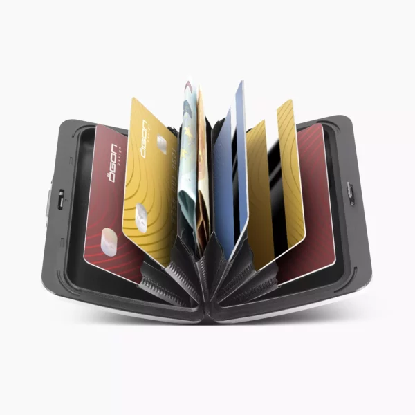 Porte-cartes en aluminium anodisé | SMART CASE V2