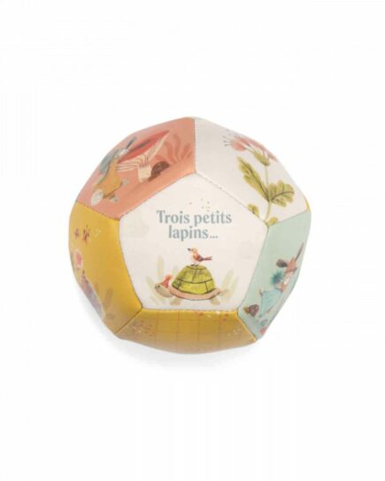 Ballon souple 10 cm Trois petits lapins
