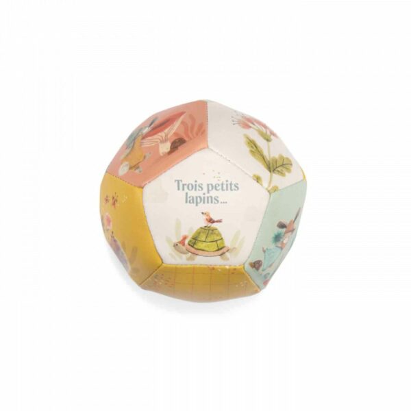 Ballon souple 10 cm Trois petits lapins