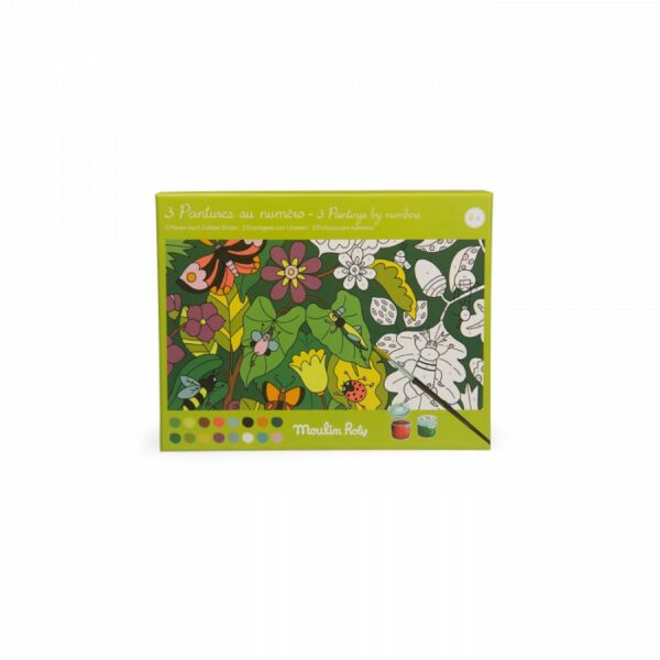 Peintures au numéro Le botaniste Le jardin du Moulin