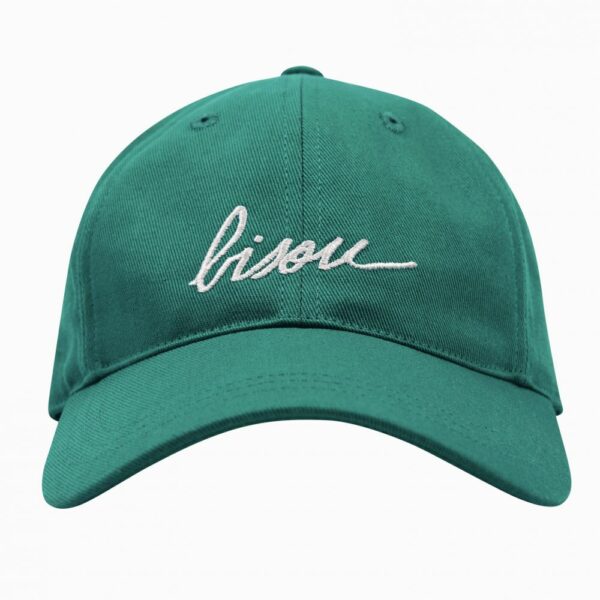 Casquette unisexe Bisou verte