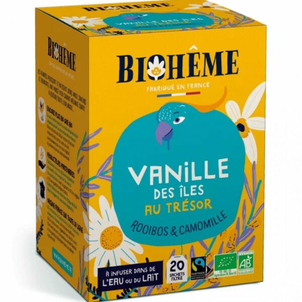 Infusion Vanille des îles au trésor - 20 infusettes