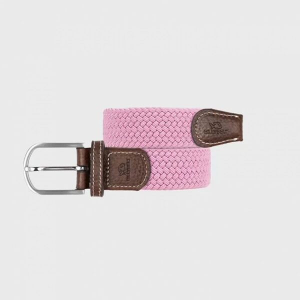 Ceinture Misty rose tressée élastique