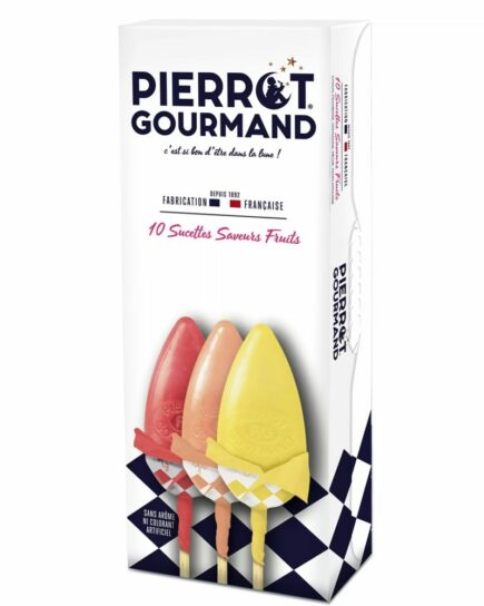 Etui 10 sucettes saveur Fruits