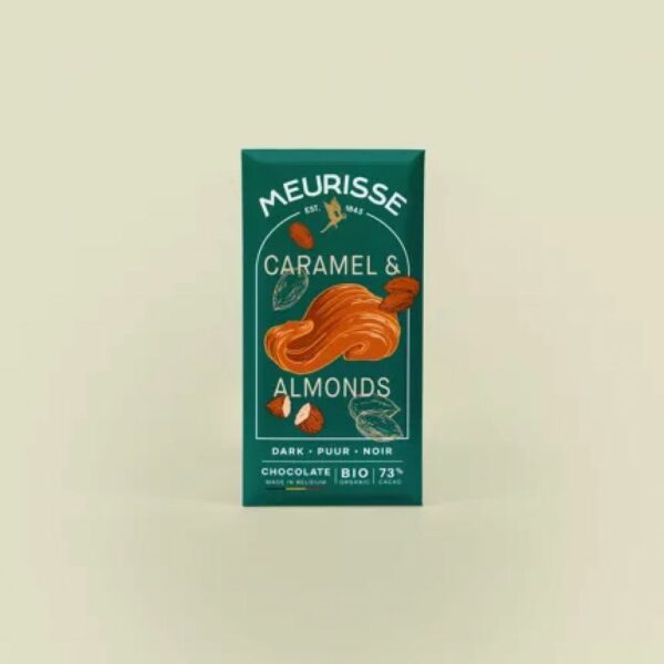 Chocolat noir aux amandes caramélisées